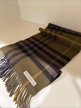 Authentic Burberry 100% Cashmere Scarf